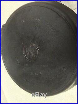 Griswold Size 20 Cast Iron Skillet Hotel Erie PA. 728