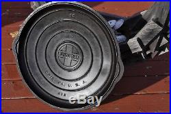 Griswold Skillet Lid or Cover, No. 12, Low Dome Smooth