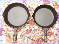 Griswold Skillet Set Large Block Logo #2 #10 (Restored)