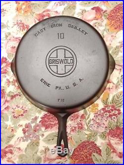 Griswold Skillet Set Large Block Logo #2 #10 (Restored)