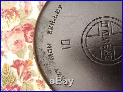 Griswold Skillet Set Large Block Logo #2 #10 (Restored)