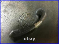 Griswold Square Fry Cast Iron Skillet with Cast Iron Lid