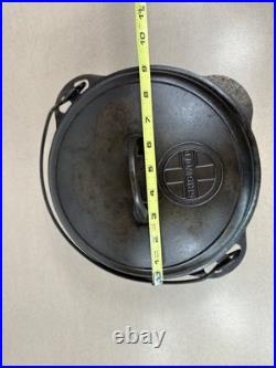 Griswold Tite Top Dutch Oven No 8, 1278 Cast Iron