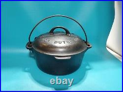 Griswold Tite Top No. 7 Dutch Oven With LID And Trivet 2603 2604 Trivet
