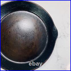 Griswold Victor #8 722C Cast Iron Skillet Seasoned Good Condition