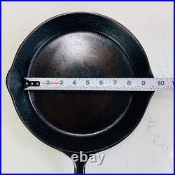 Griswold Victor #8 722C Cast Iron Skillet Seasoned Good Condition