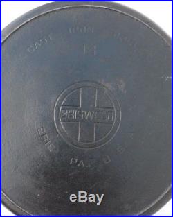 Griswold Vintage #14 Cast Iron Skillet AND Lid, Large Logo, # 474A and 718B
