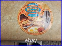 Griswold Wagner cast iron, duel logo, new with label, dutch oven & glass lid