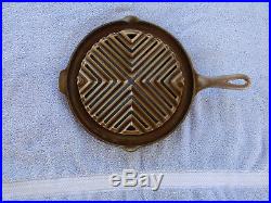 Griswold, cast iron, Double Broiler, Base# 875, Top # 876 VG Cond, NR