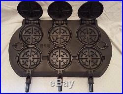 Griswold cast iron Number 8 French Waffle Iron