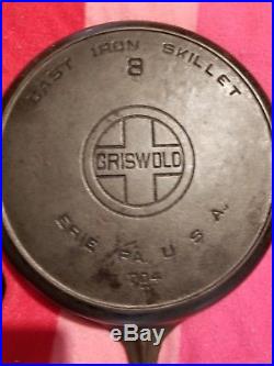 Griswold cast iron skillets