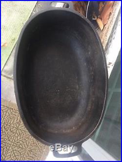 Griswold erie 5 Cast Iron Oval Lidded Roaster Nice 2630 Pot