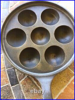 Griswold no. 32 cast iron Danish Cake Pan restored