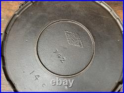 Griswold's Erie Diamond Logo #14 Bailed Griddle with Erie Ghost Marks