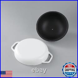 HAWOK Cast Iron Bread Oven with Cloche Lid, Dia. 9.8inch/25cm, Sourdough Baki