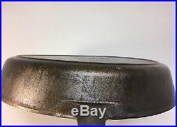 HTF Antique Griswold Cast Iron Skillet No. 13 Slant Erie Pa USA 720 withHeat Ring