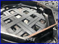 HTF Hammered Griswold Cast Iron Waffle Iron