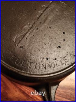 HTF Pitch & Ridge Peerless Skillet #8, Fultonville NY, Gate Marked