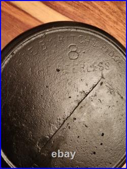 HTF Pitch & Ridge Peerless Skillet #8, Fultonville NY, Gate Marked