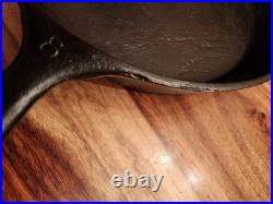 HTF Pitch & Ridge Peerless Skillet #8, Fultonville NY, Gate Marked