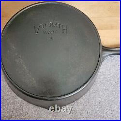 HTF Vintage Vollrath USA Cast Iron #8 Chicken Fryer withLid Fully Restored