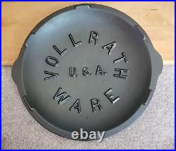 HTF Vintage Vollrath USA Cast Iron #8 Chicken Fryer withLid Fully Restored