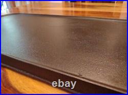 HTF WAGNER Cast Iron Deep Long Griddle, NO 9, circa 1891-1914, (20.75x9.5)