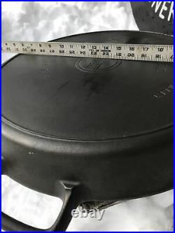 HUGE Griswold Cast Iron No 20 Large Logo Skillet /Heat Ring 723 Erie Pa NO RESV