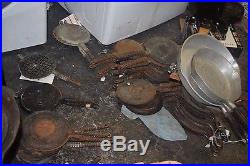 HUGE Lot 597 Antique Griswold Cast Iron Skillets etc. + 250+ Wagner Puritan etc