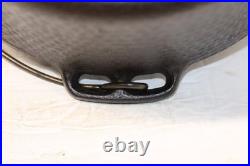 Hammered Cast Iron Dutch Oven No. 8 Unmarked Pointy Handle California