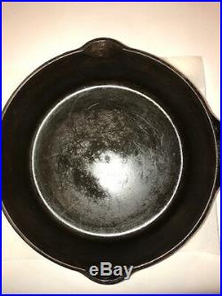 Hammered Finish Erie Pa. Griswold Cast Iron Skillet Skillet 2028 and Lid 2098