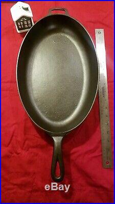 Hard to Find Griswold Erie, PA no 15 Oval Skillet also known as the Fish Pan