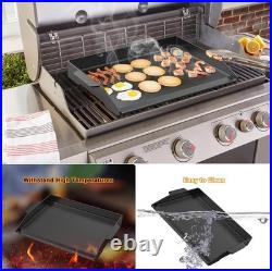 Heavy-Duty 23 x 16 Rectangular Cast Iron Griddle for Perfect Outdoor Cooking