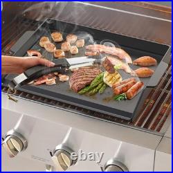 Heavy-Duty 23 x 16 Rectangular Cast Iron Griddle for Perfect Outdoor Cooking