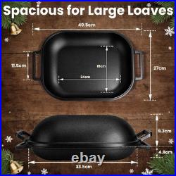 Heavy-Duty Pre-Seasoned Cast Iron Bread Pan, Same as the Challenger Bread Pan Ca