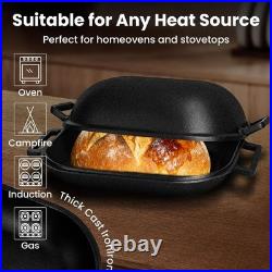 Heavy-Duty Pre-Seasoned Cast Iron Bread Pan. Same as the Challenger Bread Pan Ca