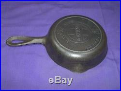 Htf #2 Griswold Cast Iron Skillet Heat Ring Slant Logo Erie Pa USA Sits Flat