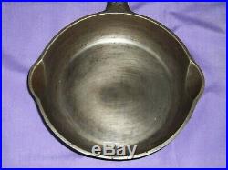 Htf #2 Griswold Cast Iron Skillet Heat Ring Slant Logo Erie Pa USA Sits Flat