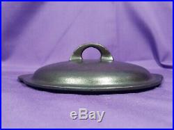 Htf Rare #3 Griswold Erie Cast Iron Skillet Cover LID Low Dome Smooth Top #463