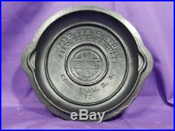 Htf Rare #3 Griswold Erie Cast Iron Skillet Cover LID Low Dome Smooth Top #463