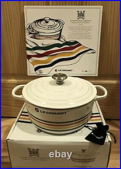 Hudson's Bay 5.5 Qt #26 LE CREUSET Signature Dutch Oven Stripes Limited Edition