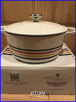 Hudson's Bay 5.5 Qt #26 LE CREUSET Signature Dutch Oven Stripes Limited Edition