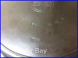 Huge 20 Griswold Cast Iron Skillet 728 Erie Hotel Resturant