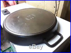 Huge 20 Griswold Cast Iron Skillet 728 Erie Hotel Resturant