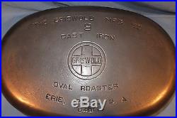 Huge # 9 Griswold Cast Iron oval Roaster