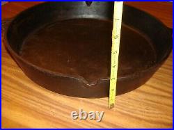 Huge Cast Iron Frying Pan Skillet #16 Unmarked Not Griswold