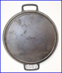 Huge Lodge Cast Iron Restaurant Skillet No. 20
