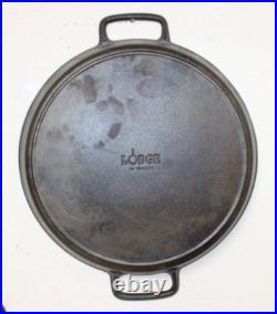 Huge Lodge Cast Iron Restaurant Skillet No. 20