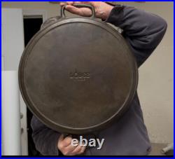 Huge Lodge Cast Iron Restaurant Skillet No. 20