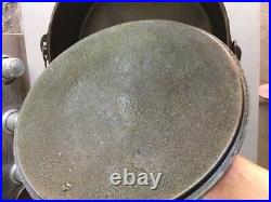 Huge Vintage #14 Cast Iron Dutch Oven Pot WithLid Cover USA